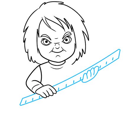 How to Draw Chucky - Really Easy Drawing Tutorial