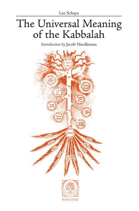 The Universal Meaning of the Kabbalah - Fons Vitae Publishing