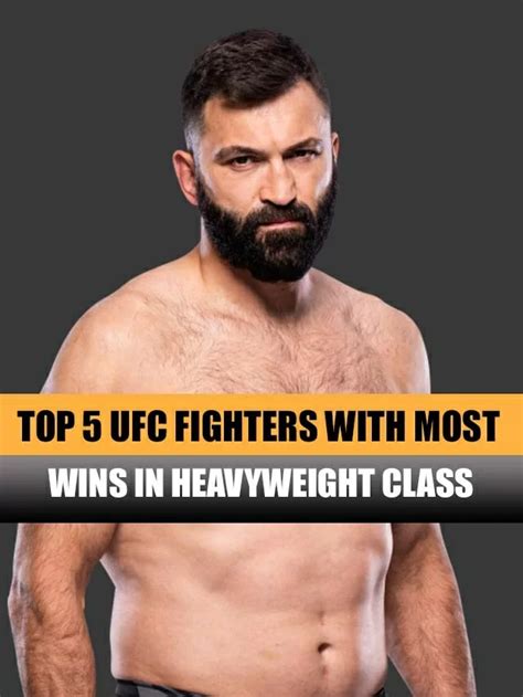 Top 5 UFC Fighters with Most Wins in Heavyweight Class History | Skyexch