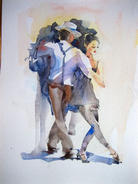 Flickr | Tango art, Dance paintings, Watercolor dancer