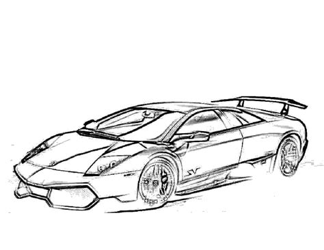 Free Printable Lamborghini Coloring Pages For Kids