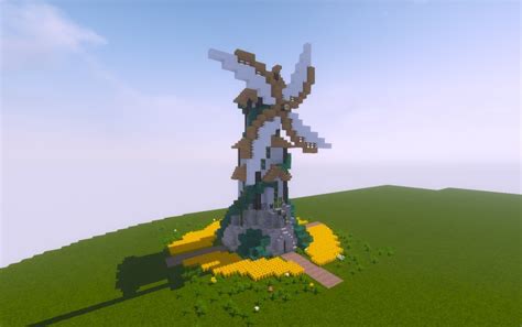 Minecraft Windmill Schematic