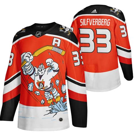 Anaheim Ducks #33 Jakob Silfverberg Red Men's Adidas 2020-21 Reverse ...