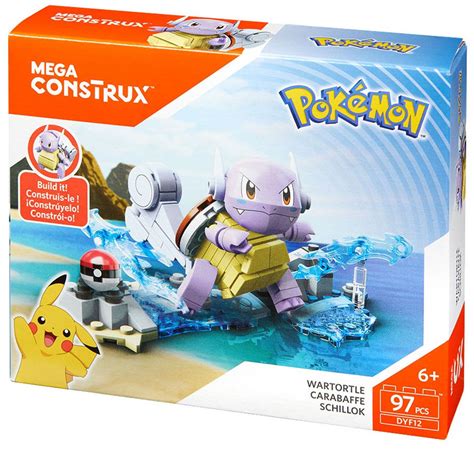 Mega Bloks Pokmon Mega Construx Wartortle Set - ToyWiz