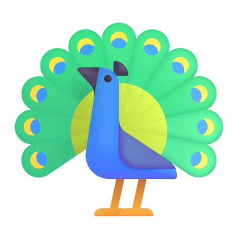 Peacock 3d Icon | FluentUI Emoji 3D Iconpack | Microsoft