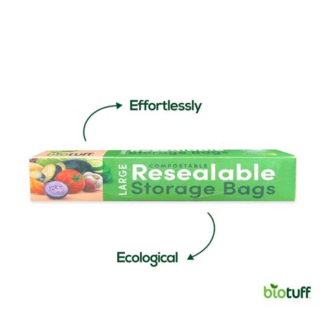 Biodegradable Resealable Sandwich Zip Lock Bags Large Size (27x28cm) 2 – Biotuff