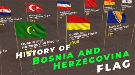 History of Bosnia and Herzegovina flag | Timeline of Bosnia and Herzego... | Herzegovina flag ...