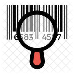 Barcode Scan Icon - Download in Colored Outline Style