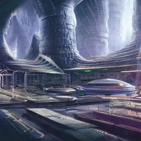 Alien City Concept Art