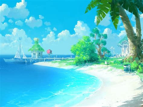 Summer Beach Anime Wallpapers - Wallpaper Cave