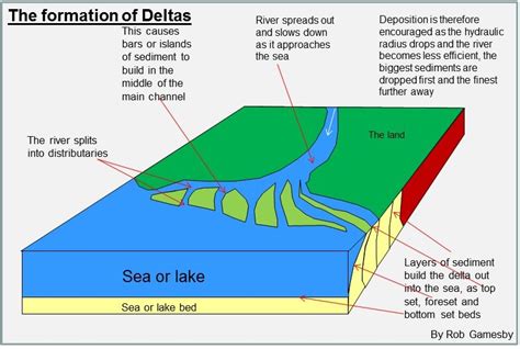 The formation of Deltas | Geotechnical engineering, Geography, Informative