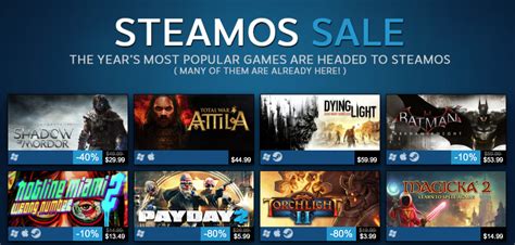 Steam sale discounts over 50 games coming to SteamOS | PC Gamer