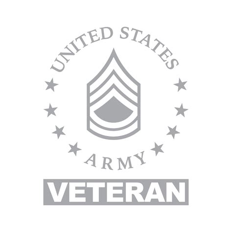 E-7 Sergeant First Class Veteran US Army Rank Sticker Decal Die Cut - Self Adhesive Vinyl ...