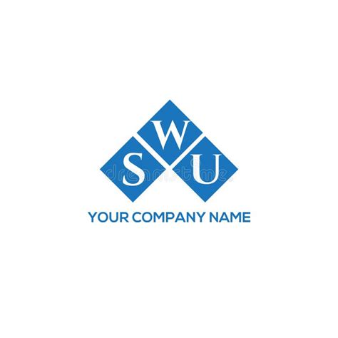 SWU Letter Logo Design on White Background. SWU Creative Initials Letter Logo Concept. SWU ...