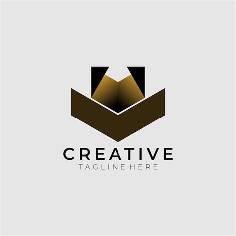 Premium Vector | Abstract gradient black logo, design element.