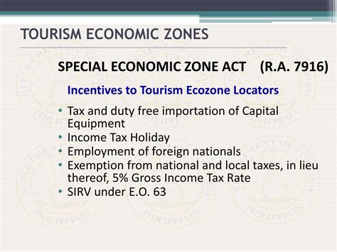 PPT - The Tourism Act of 2009 (Republic Act No. 9593) PowerPoint ...