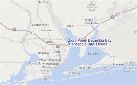 Lora Point, Escambia Bay, Pensacola Bay, Florida Tide Station Location ...