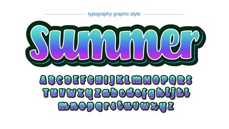 Neon Colorful Calligraphy Artistic Font 1108561 Vector Art at Vecteezy