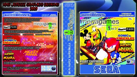 Viewing full size Sega: Mega Games 1 Vol.3 box cover