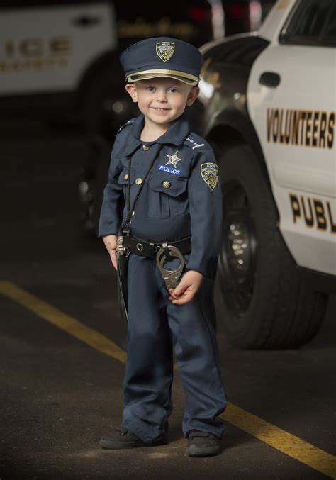 Toddler Deluxe Police Officer Costume