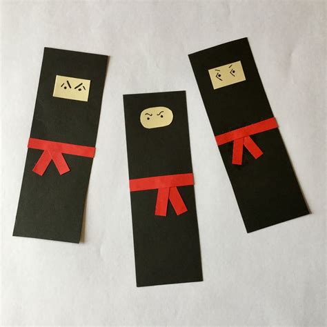 Rebecca J. Gomez: Ninja Bookmark Craft