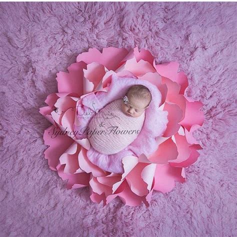 Newborn posing paper flower / Photoprop /Photography prop /Newborn prop /Baby photography prop ...