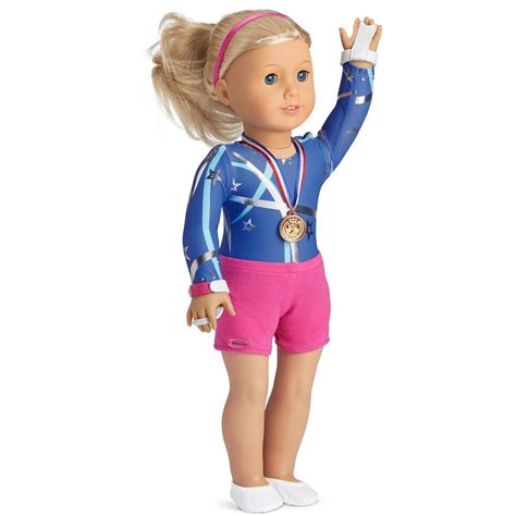 Star Gymnast Set in 2021 | Doll clothes american girl, American girl doll, American girl gymnastics