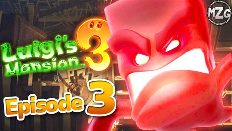 Luigi's Mansion 3 - Episode 3 - Kruller Boss! 3F Hotel Shops! - Zebra Gamer