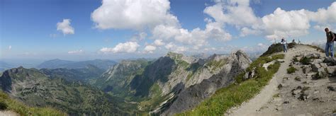 Panoramablick vom Nebelhorn Foto & Bild | landschaft, berge, gipfel und grate Bilder auf ...