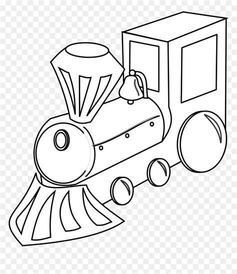 Vector Freeuse Toy Train Clipart Black And White - Train Clipart Black And White, HD Png ...