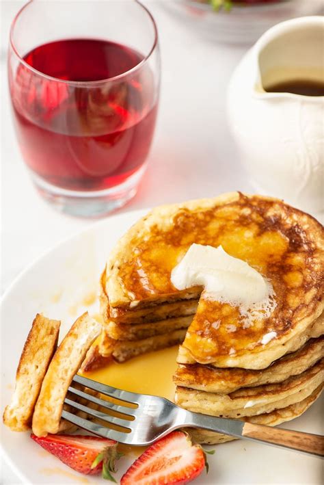 Sour Cream Pancakes | Receta | Desayuno