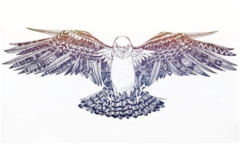 Sketch: Falcon by Emel Mutlucan, via Behance | Falcon tattoo, Neck ...