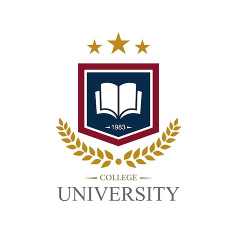 Campus, collage, and university education logo design template ...