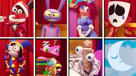 ALL Characters/Monsters in THE AMAZING DIGITAL CIRCUS: PILOT (Showcase) - YouTube