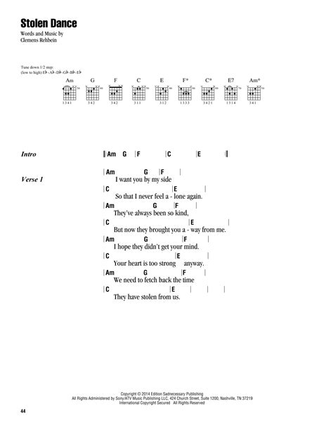 Stolen Dance by Milky Chance - Guitar Chords/Lyrics - Guitar Instructor