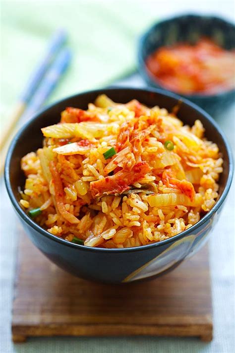 Kimchi Fried Rice (Ready in 15 Mins) - Rasa Malaysia