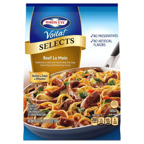 Birds Eye Voila! Beef Lo Mein, Family Size Skillet Meal, 42 Oz - Walmart.com - Walmart.com