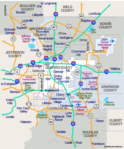 Denver School Districts Map | Tourist Map Of English