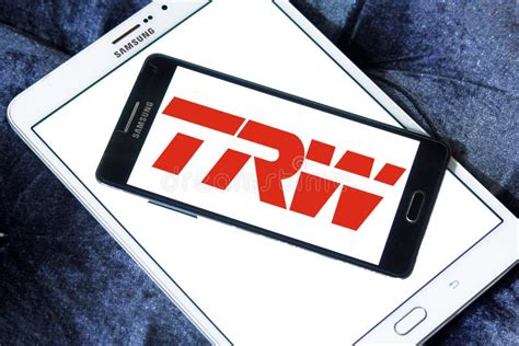 TRW Automotive logo editorial image. Image of logotype - 106172795