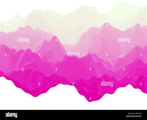 Abstract futuristic 3D mountains landscape on alien planet Stock Vector Image & Art - Alamy
