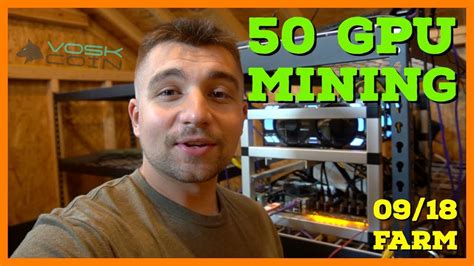 50 GPU Mining Farm Earns Less Than $10 A Day - VoskCoin Mining Farm ...