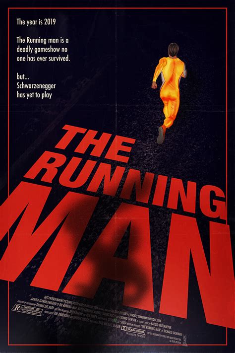 The Running Man Archives - Home of the Alternative Movie Poster -AMP-