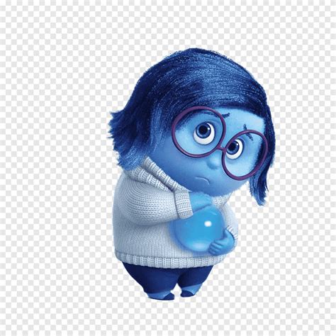 Disney Inside Out Sadness, Sadness Holding Ball, at the movies, cartoons png | PNGEgg
