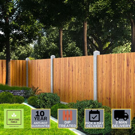 6x6 Feather Edge Fence Panel | Cheap Fence Panels