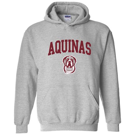 Aquinas College Saints Arch Logo Heavy Blend Hoodie - Sport Grey – Underground Printing