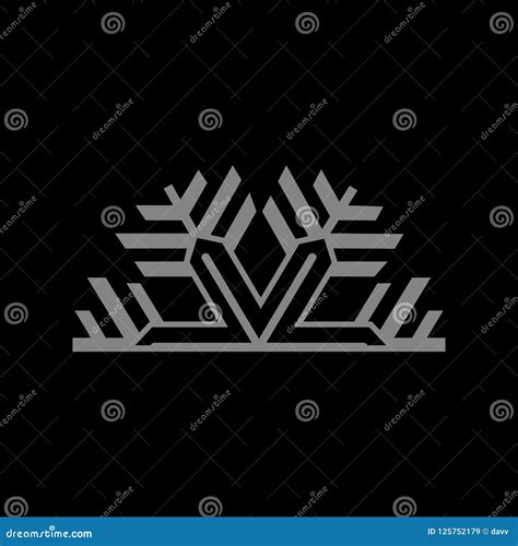 Digital Gray Isolated Circle Logo Template. Stylized Abstract Sn Stock ...