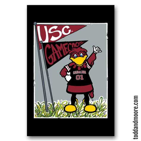 South Carolina Gamecocks Mascot Flag – ToddandMoore