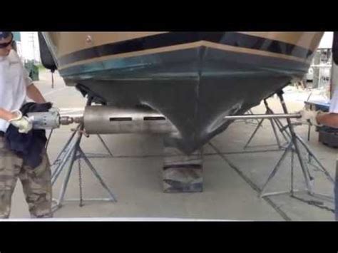 Bow thruster Installation on Carver - YouTube