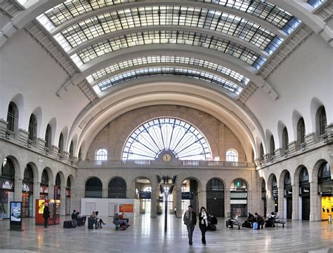 View of the entrance foyer -Gare de l’Est, Paris | París, Ciudades, Siglo xix