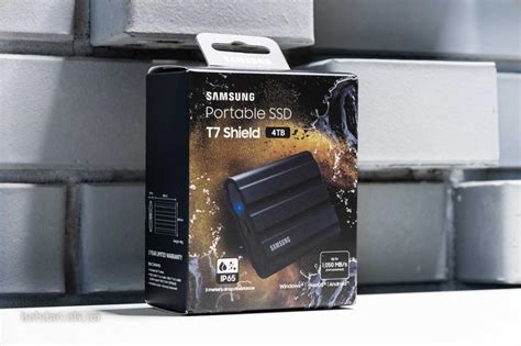 Samsung Portable SSD T7 Shield 4TB Black (MU-PE4T0S) - 9950 грн, купить на ИЗИ (67123038)